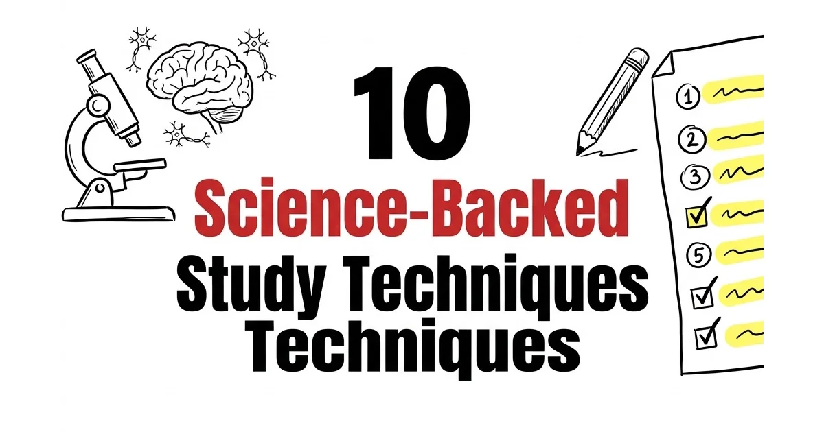 10 Science-Backed Study Techniques That Actually Work (And 3 That Don't) — TikoNote
