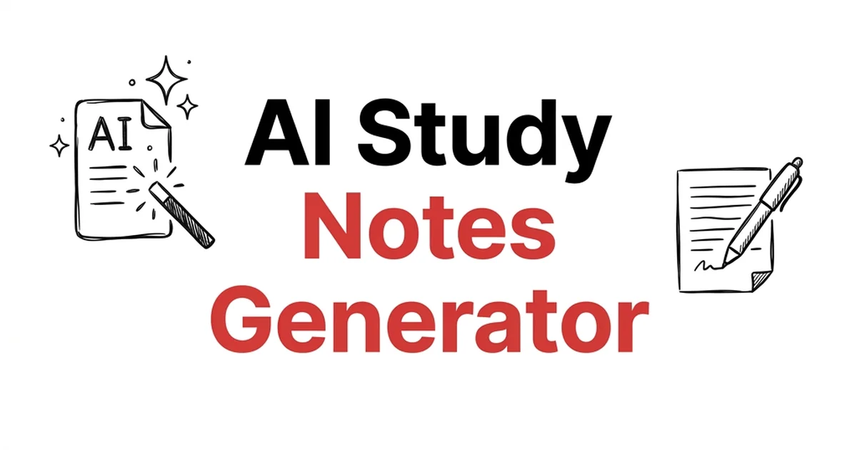 AI Study Notes Generator: Turn Any Lecture Into Perfect Notes Instantly β TikoNote