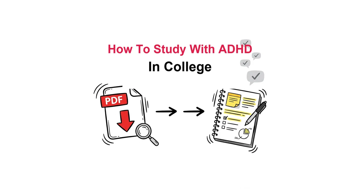 How to Study with ADHD in College: Proven Science-Backed Strategies β TikoNote