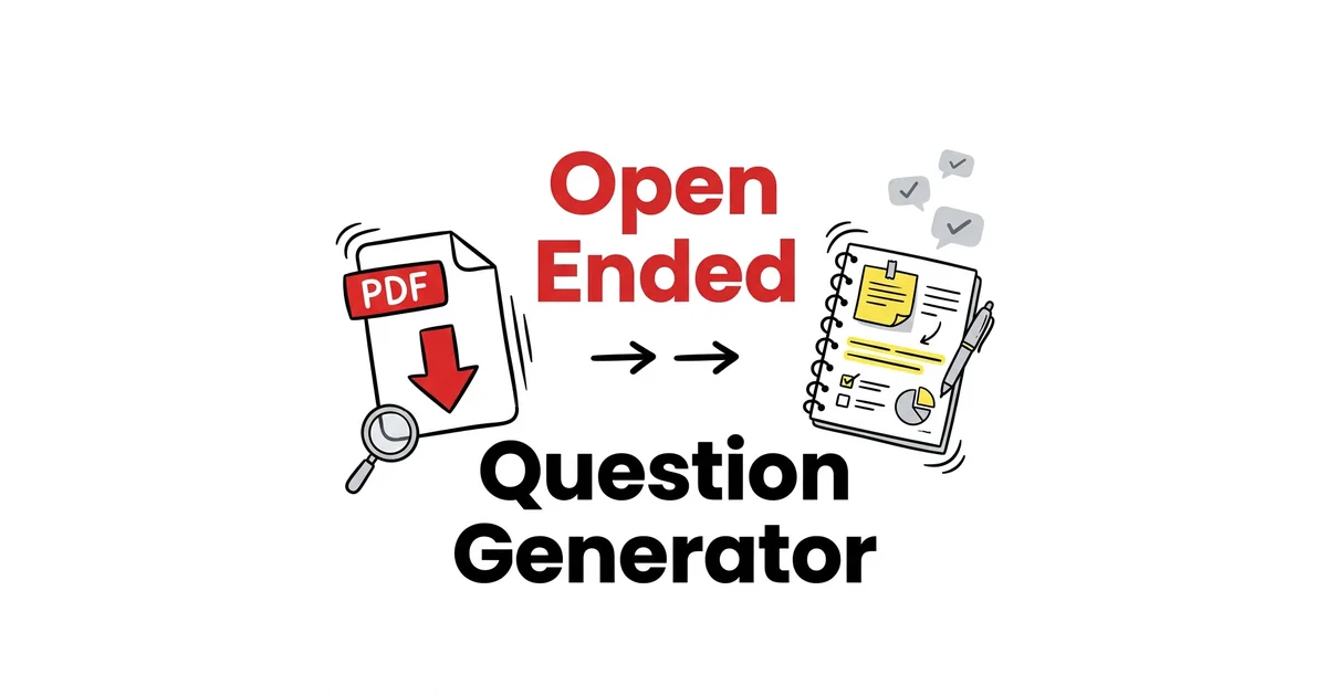 Open Ended Question Generator: Master Deep Conceptual Learning β TikoNote