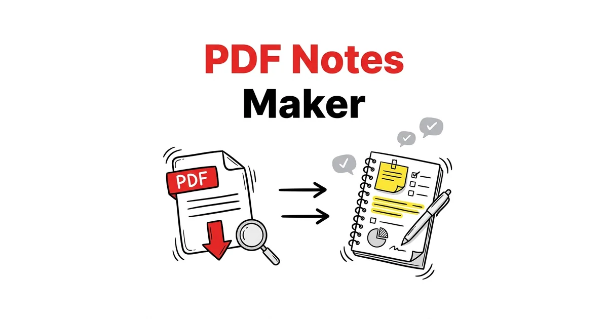 PDF Notes Maker: Summarize Long Readings in Seconds — TikoNote