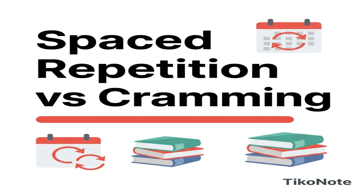 Spaced Repetition vs Traditional Studying: What the Research Actually Says — TikoNote