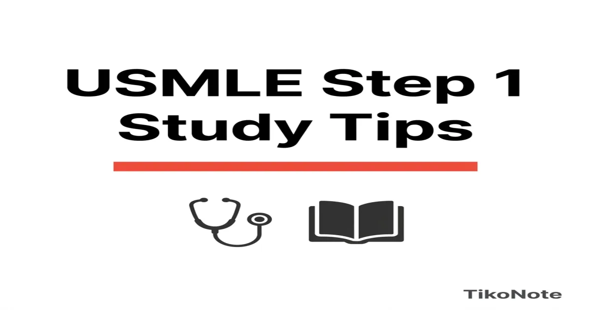 USMLE Step 1 Study Tips: Active Recall Techniques That Move the Needle — TikoNote