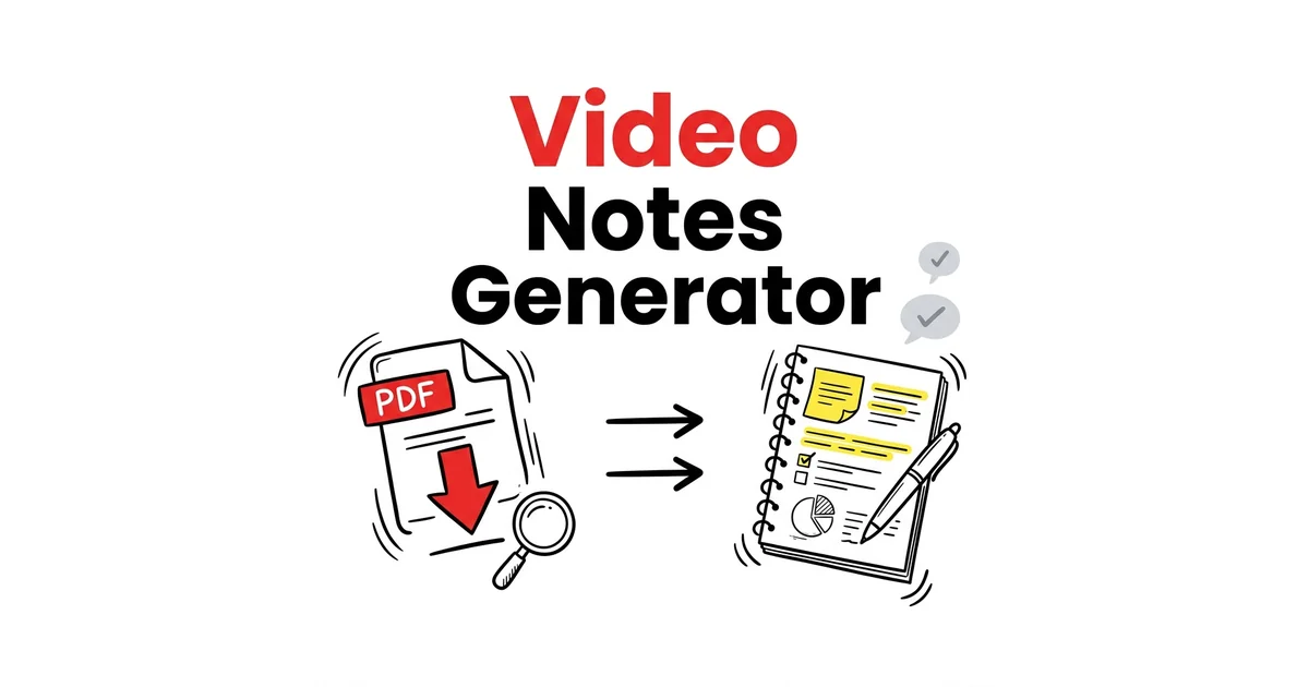 The Best Video Notes Generator for Visual Learners — TikoNote