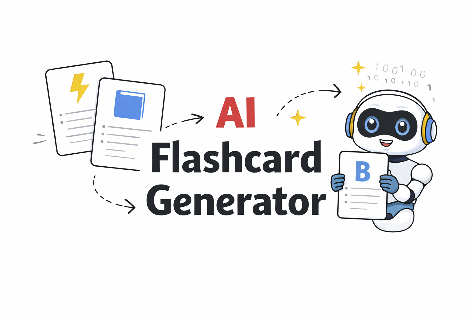 即时生成 AI 抽认卡 TikoNote 的 AI 抽认卡生成器
